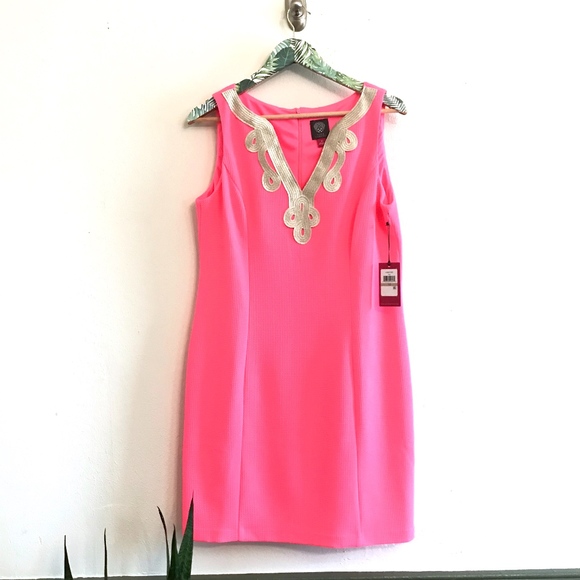 vince camuto pink dress